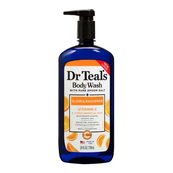 Dr Teal's Glow & Radiance with Vitamin C & Citrus Essential Oils Body Wash 24 fl oz /710ml