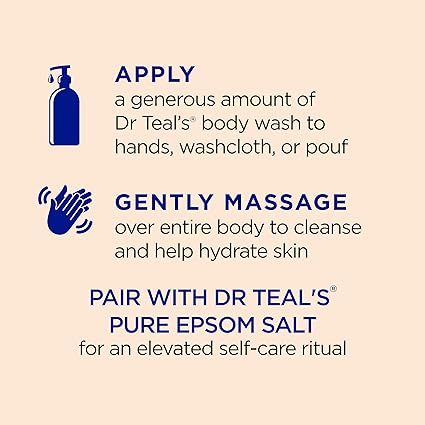 Dr Teal's Glow & Radiance with Vitamin C & Citrus Essential Oils Body Wash 24 fl oz /710ml