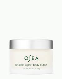 OSEA Undaria Algae™ Body Butter 1.7oz - For Dry Skin - Ultra Hydrating Whipped Shea Butter + Ceramides - Vagan Skincare & Clean Bodycare - Thick Body Cream - For Extremely Dry Crepey Skin 49g