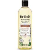 Dr Teals Moisturizing Bath And Body Oil  Nourishing Cocnut Oil 8.8Fl Oz / 260Ml