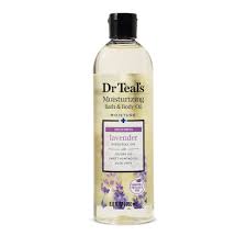 dr teals moisturizing bath and body oil moisture + soothe and sleep lavender essential oils 260ml / 8.8 fl oz