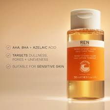 REN ready steady glow daily aha tonic 250ml / 8.5 fl oz
