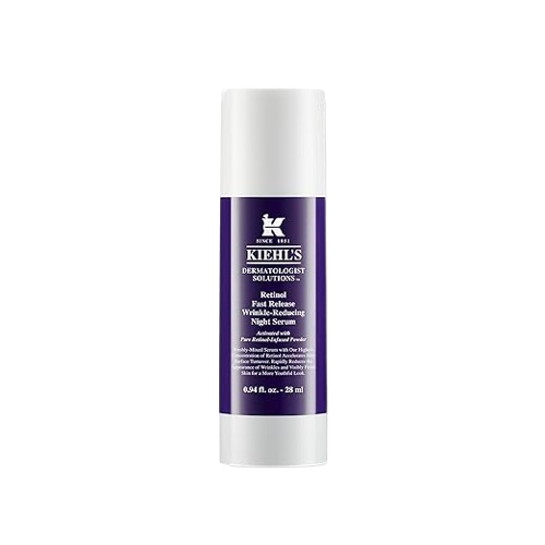 Kiehl's Dermatologist Solutions Retinol Fast Release Wrinkle-Reducing Night Serum (Serum 0.94 fl oz/ 28ml), (Powder 0.03 fl oz/ 1g)