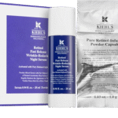 Kiehl's Dermatologist Solutions Retinol Fast Release Wrinkle-Reducing Night Serum (Serum 0.94 Fl Oz/ 28Ml), (Powder 0.03 Fl Oz/ 1G)