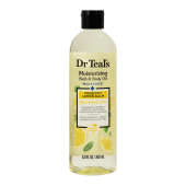 Dr Teal's Moisturising Bath And Body Oil Moisture + Prebiotic Lemon Balm And Essential Oil 260Ml / 8.8 Fl Oz