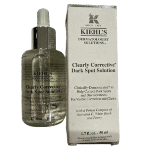 Kiehl's Clearly Corrective Dark Spot Serum, Brightening Facial Serum, Reduces Hyperpigmentation & Post-acne Marks, with Vitamin C & Salicylic Acid, All Skin Types, Paraben-free, Mineral Oil-free 1.7 fl oz/ 50ml