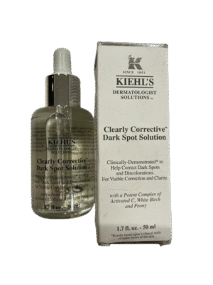 Kiehl's Clearly Corrective Dark Spot Serum, Brightening Facial Serum, Reduces Hyperpigmentation & Post-acne Marks, with Vitamin C & Salicylic Acid, All Skin Types, Paraben-free, Mineral Oil-free 1.7 fl oz/ 50ml