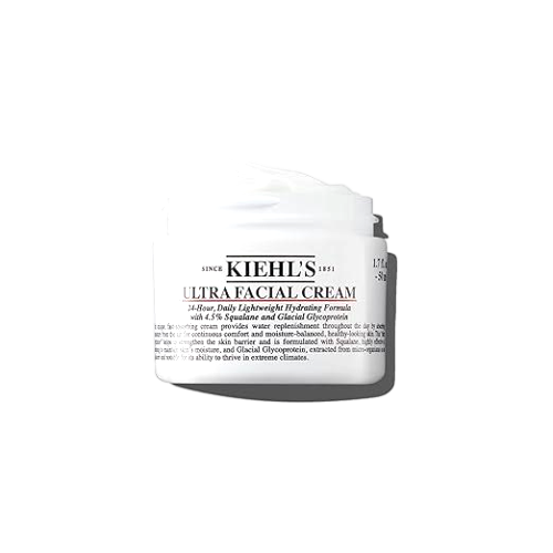 Kiehl's Ultra Facial Cream, with 4.5% Squalane to Strengthen Skin's Moisture Barrier, Skin Feels Softer and Smoother, Long-Lasting Hydration, Easy and Fast-Absorbing, Suitable for All Skin Types 4.2 fl oz/ 125ml