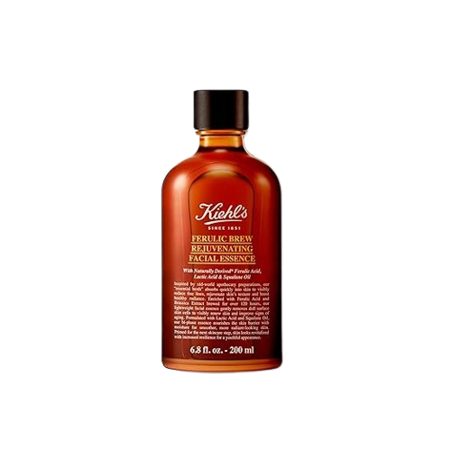 Kiehl's Ferulic Brew Antioxidant Facial Treatment with Lactic Acid, Face Toner for Dull Skin, Boosts Glow, Smooths Skin Texture, Reduces Fine Lines, with Squalane & AHAs 6.8 fl oz/ 200ml