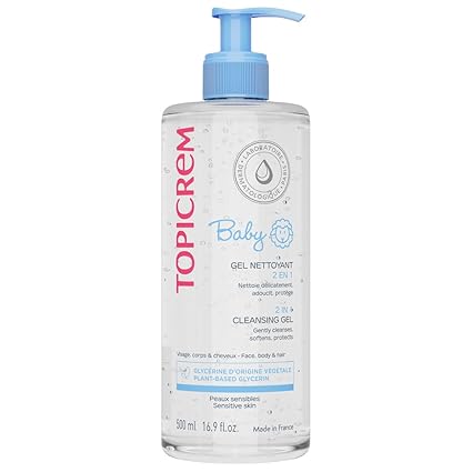 Topicrem Baby Cleansing Gel 500Ml / 16.9 Fl Oz