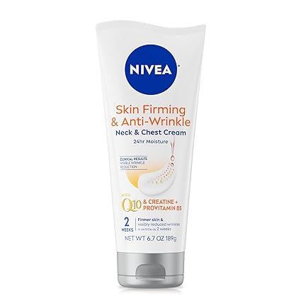 nivea skin firming and anti wrinkle neck and chest cream 189g / 6.7 oz
