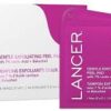 lancer gentle exfoliating peel pads 45 wipes 3" x4"