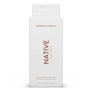 native coconut and vanilla body wash 532ml / 18 fl oz