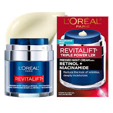 l' oreal revitalift pressed night cream with retinol + niacinamide 48g / 1.7 oz