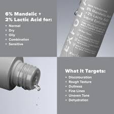 paula's choice exfoliate skin perfecting 6% mandelic acid +2% lactic acid liquid exfoliant 30ml / 1fl oz