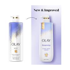 olay renewing retinol serum complex body wash 591ml / 20 fl oz