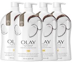ah olay ultra moisture with coconut oil 24hr moisturising body wash 975 ml / 33 fl oz