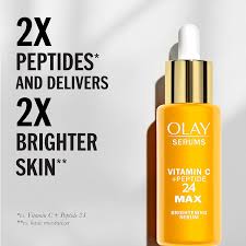 olay vitamin c + peptide 24 max 2x peptide brightening serum 40ml / 1.3 fl oz