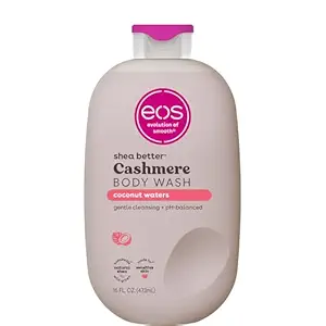 eos shea butter cashmere body wash coconut waters 473 ml /16 fl oz