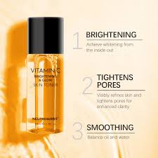 neutriherbs vitamin c brightening and glow skin toner 100ml / 3.38 fl oz