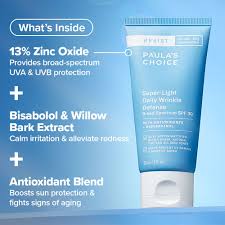 paula's choice super-light daily wrinkle defence broad spectrum spf 30 60ml / 2 fl oz