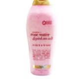 Ogx Sensitive Eose Water Amd Pink Sea Salt Scrub And Wash 577Ml /19.5 Fl Oz