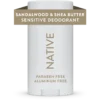 native sensitive whole body sandal and shea butter deodorant 75g / 2.65 fl oz