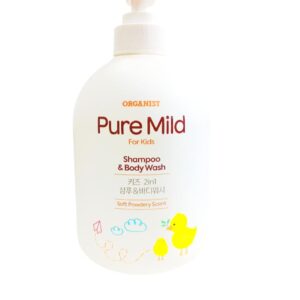 Organist Pure Mild Shampoo And Body Wash 2 In 1 Soft Powdery Scent 500Ml