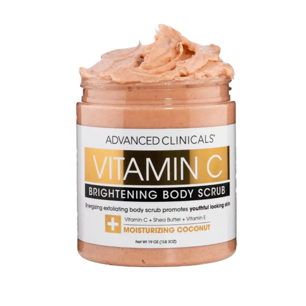 Advanced Clinicals Vitamin C Brightening Body Scrub 19 0Z