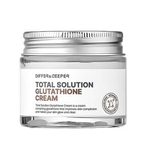 differ and deeper total solution glutathione cream 70g/2.46 fl oz