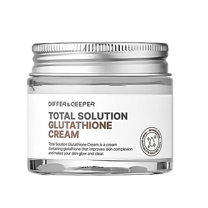 differ and deeper total solution glutathione cream 70g/2.46 fl oz