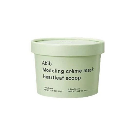 abib modeling creme mask heartleaf scoop 65g / 2.29 fl oz
