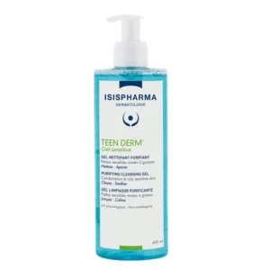 isispharma teen derm purifying gel cleanser 400ml