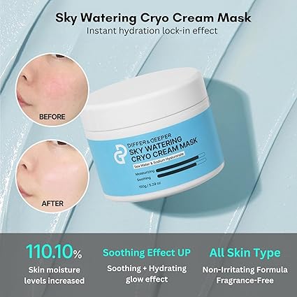 differ and deeper sky watering cryo cream mask 150g/5.29 fl oz