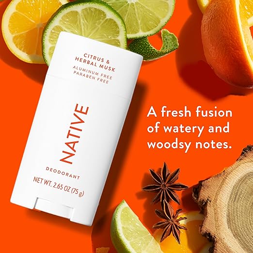 native citrus and herbal musk 75 g / 2.65 fl oz