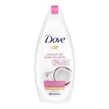 dove coconut milk and jasmine petals 500ml / 16.9 fl oz