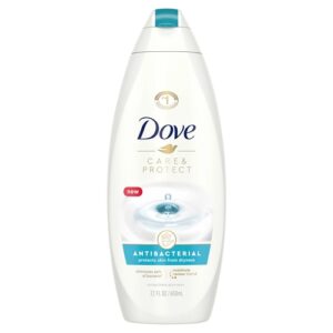dove care and perfect antibacterial protects skin from dryness 650ml / 22 fl oz