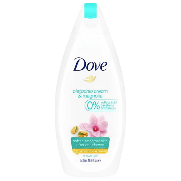 sww dove pistachio cream and magnolia shower gel 500ml / 16.9 fl oz