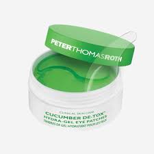 peter thomas roth cucumber de-tox hydra-gel eye patches 15pairs /30 patches + spatula