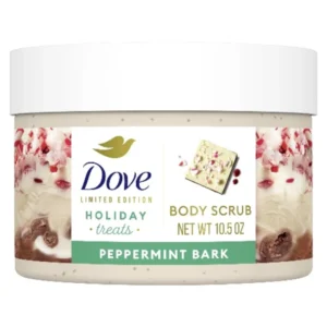dove holiday treats peppermint body scrub 10.5 oz