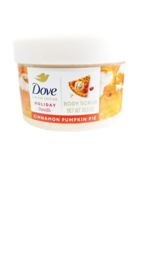 dove holiday treats cinnamon pumpkin pie body scrub 10.5 oz