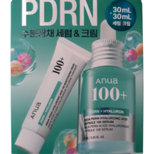Anua Pdrn Set - Pdrn Hyaluronic Acid Capsule 100 Serum + Pdrn Hyaluronic Acid 100 Moisturizing Cream (30Ml/ 1.01 Fl Oz Each)