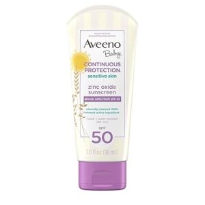 Aveeno Baby Continuous Protection Sunscreen Spf 50 - 88Ml / 3 Fl Oz