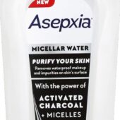 Asepxia Micellar Water With Activated Charcoal + Micellles, 13.5 Fl Oz/ 400 Ml