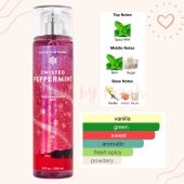 Bath And Body Works Twisted Peppermint Fine Fragrance Mist 236Ml / 8 Fl Oz