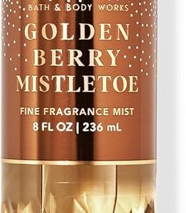 Bath And Body Works Golden Berry Mistletoe Fine Fragrance Mist 236Ml / 8 Fl Oz