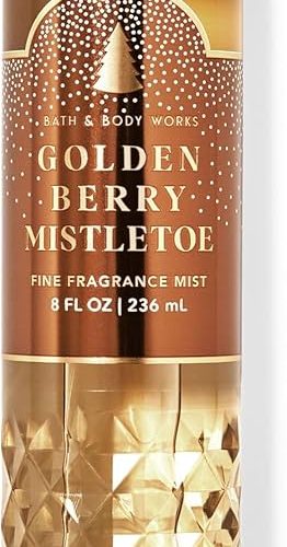 Bath And Body Works Golden Berry Mistletoe Fine Fragrance Mist 236Ml / 8 Fl Oz