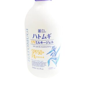 Hatomugi Uv Care And Moisturizing Spf 50 + Pz ++++ The Uv Milky Gel 250 Ml / 8.5 Fl Oz