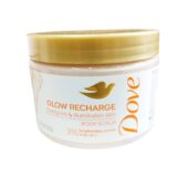 Dove Glow Recharge Body Scrub 3% Brightening Serum With Vit C 12 Oz