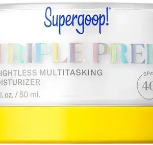 Supergoop | Triple Prep Weightless Multitasking Moisturizer Spf 40 1.7 Fl Oz/ 50Ml